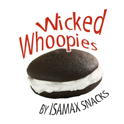 Wicked Original Variety Pack.  You will receive 4 of each of the following flavors in our full size Whoopie Pies: Classic, Peanut Butter, and Chocolate Chip
