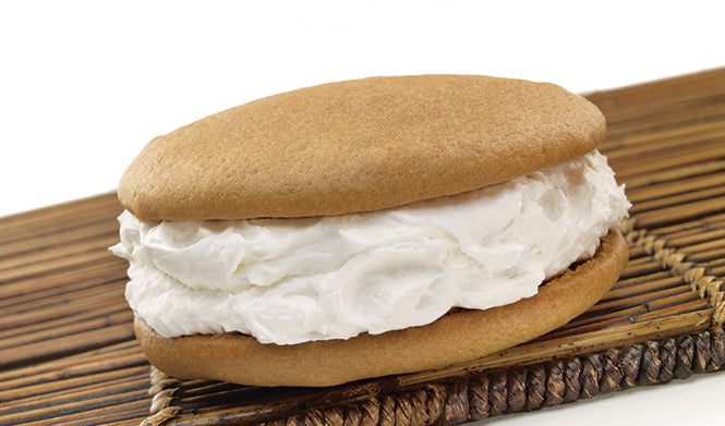 Maple Whoopie Pie with Maple cake shells with light and fluffy homemade vanilla filling